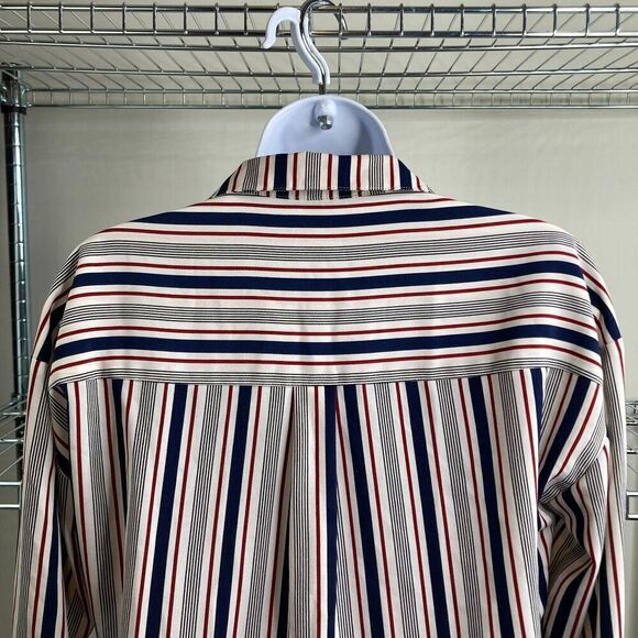 Express Women’s Vertical Striped‎ Classic Career Button-Up Shirt Dress Size S - Picture 8 of 10